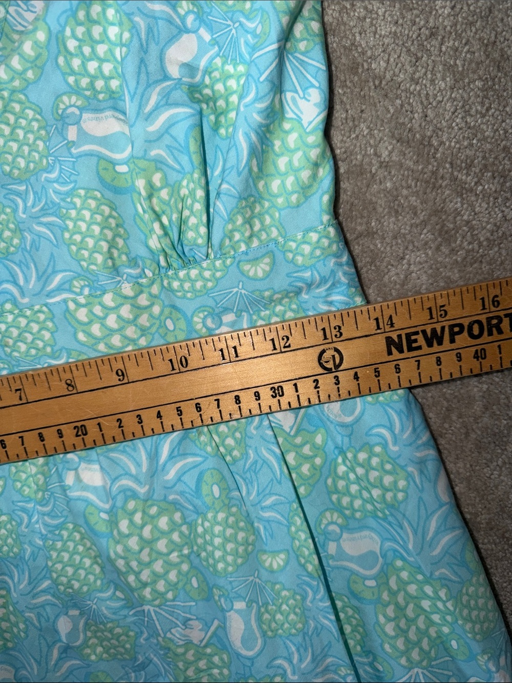 Vineyard Vines Halter Pineapple Dress Size 6 - Picture 8 of 8